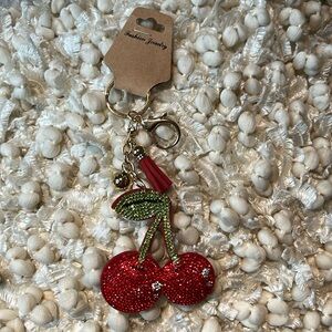Cherry 🍒 Rhinestone keychain